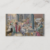 Carte De Visite Ébullition des cocons pour détruire les (Dos)