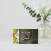 Carte De Visite Écale l'art fractal (Debout devant)