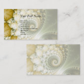 Carte De Visite Écale l'art fractal (Devant / Derrière)