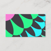 Carte De Visite Écales bleu clair et vert (Devant)