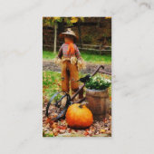 Carte De Visite Écarteur et Citrouille - Finition Platine (Dos)