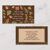 Carte De Visite Ecclésiaste 3:4, Un moment pour pleurer, un moment (Devant / Derrière)