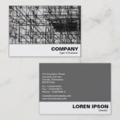 Carte De Visite Échafaudage (Devant / Derrière)