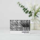 Carte De Visite Échafaudage (Debout devant)