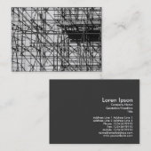 Carte De Visite Échafaudage (Devant / Derrière)