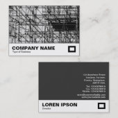 Carte De Visite Échafaudage (Devant / Derrière)