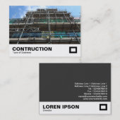 Carte De Visite Échafaudage (Devant / Derrière)