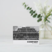 Carte De Visite Échafaudage B&W (Debout devant)