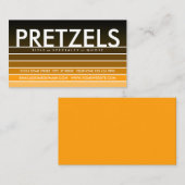 Carte De Visite Échangeur orange PRETZELS (Devant / Derrière)