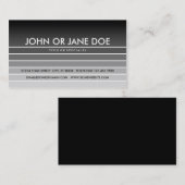 Carte De Visite échantillon gris (Devant / Derrière)