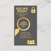 Carte De Visite échappatoire échappologie indices magiques détecti (Devant)