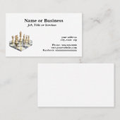 Carte De Visite Échecboard (Devant / Derrière)