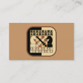 CARTE DE VISITE ÉCHECS (Dos)
