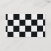 Carte De Visite Échecs - affaires (Dos)