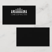 Carte De Visite Échecs - Chessmaster (Devant / Derrière)