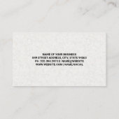 Carte De Visite Échecs | Déplacement de pièces (Dos)