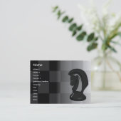 Carte De Visite Échecs - potelés (Debout devant)