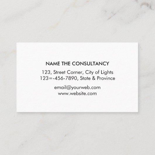 Carte De Visite Échelle classique d'or d'avocat professionnel (Dos)