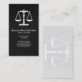 Carte De Visite échelle de justice (Devant / Derrière)