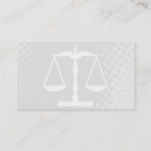 Carte De Visite échelle de justice (Dos)