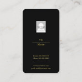 Carte De Visite Échelle de justice Gold (Dos)
