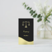 Carte De Visite Échelle de justice Gold (Debout devant)