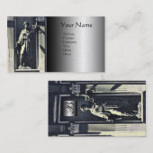 Carte De Visite ÉCHELLE DE L'USTICE OFFICE JURIDIQUE, ATTORNEY Mon (Devant / Derrière)