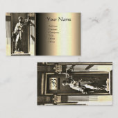 CARTE DE VISITE ÉCHELLE DU BUREAU JURIDIQUE DE LA JUSTICE, PROCURE (Devant / Derrière)