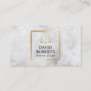 Carte De Visite Échelle moderne d'or d'avocat d'avocat