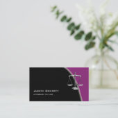 Carte De Visite Échelles d'avocat de la justice | (Debout devant)