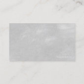 Carte De Visite Échelles d'avocat de mandataire d'or de justice (Dos)