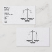 Carte De Visite Échelles de justice (Devant / Derrière)