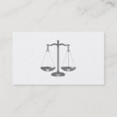 Carte De Visite Échelles de justice (Dos)