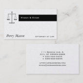 Carte De Visite Échelles de justice (Devant / Derrière)