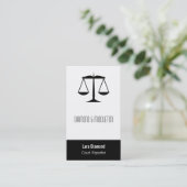 Carte De Visite Échelles de justice (Debout devant)