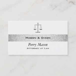 Carte De Visite Échelles de justice avec codes QR