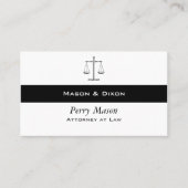 Carte De Visite Échelles de justice avec codes QR (Devant)