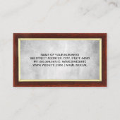 Carte De Visite Échelles de justice | Avocat (Dos)