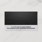 Carte De Visite Échelles de justice | Avocat Sleek (Dos)