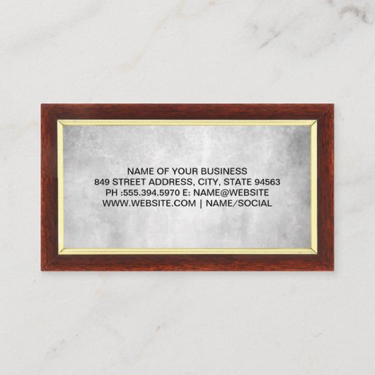 Carte De Visite Échelles de justice | Crayon | Droit (Dos)