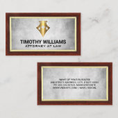 Carte De Visite Échelles de justice | Crayon | Droit (Devant / Derrière)