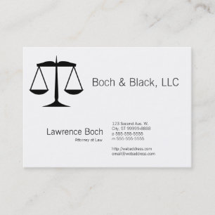 Carte De Visite Échelles de justice (loi)