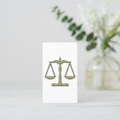 Carte De Visite échelles de justice oddRex (Debout devant)