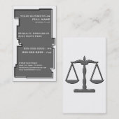 Carte De Visite échelles de justice oddRex (Devant / Derrière)