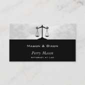 Carte De Visite Échelles de justice Smokey (Devant)