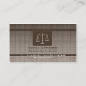 Carte De Visite Échelles de mandataire de justice (Devant)