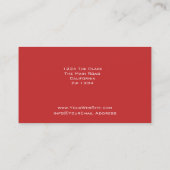 Carte De Visite Échelles de mandataire de justice (Dos)