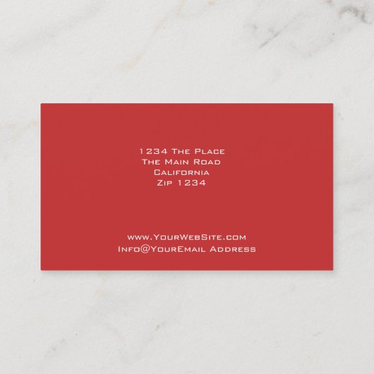 Carte De Visite Échelles de mandataire de justice (Dos)