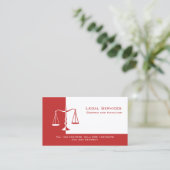 Carte De Visite Échelles de mandataire de justice (Debout devant)