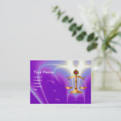 CARTE DE VISITE ÉCHELLES D'OR DE LA LOI AVEC GEM STONES MONOGRAM (Debout devant)